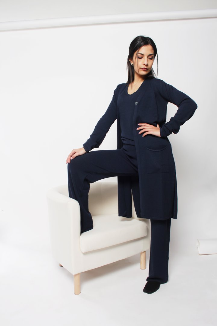 Maxicardigan Over cotone Donna